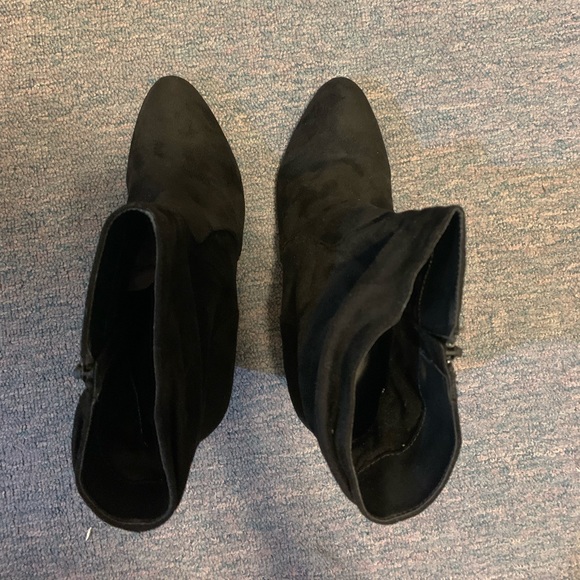 Black Suede Ankle Boots- 50% off - Picture 6 of 8